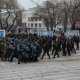Торжественно маршируя, крымская милиция готовится к беспорядкам на Евро-2012