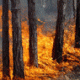 В районе Никитского ботанического сада горит лес