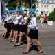 На парад Союза детских организаций Севастополя вышло 15 тыс. детей