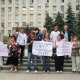 Активисты устроили в Симферополе акцию в поддержку сноса руин гостиницы