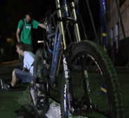 Нелепость: в Симферополе произошло велоДТП