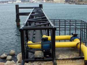 В Севастополе опечатали подводный газопровод