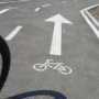 В Евпатории меняют дорожное полотно для велодорожек
