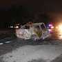 На севастопольской трассе в ДТП загорелся Opel: пострадали шесть человек