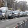 Из-за аварии в центре Симферополя в пробке оказались сотни автомобилей