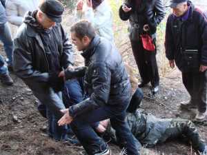 Охранник, бивший ялтинских активистов на Поликуровском холме, подозревается в хулиганстве
