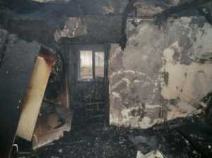 В Севастополе горело двухэтажное здание