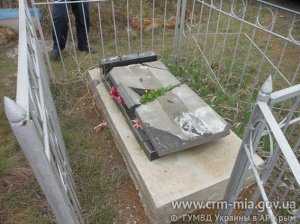 Трое школьников учинили погром могил в Черноморском районе