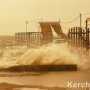 В Керчи штормящее море затопило рыбзавод на Аршинцевской косе