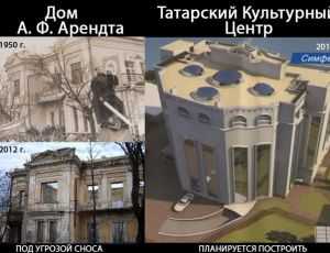 Симферопольские депутаты отдали дом Арендта под крымско-татарский культурно-парковочный комплекс