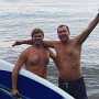 Крымский депутат, увлекшись серфингом, блеснул голым торсом