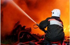 На пожаре в Керчи пострадала пенсионерка
