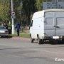 В Керчи фургон столкнулся с легковушкой