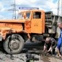 В Крыму водитель КРАЗа врезался в газопровод и погиб