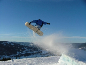 В Крымских горах снова пострадал сноубордист