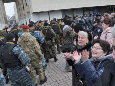 В Столице Крыма бойцы «Беркута» простились с погибшими сослуживцами