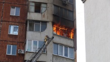 На пожаре в Симферополе эвакуировали 30 человек
