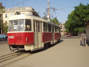 В Евпатории приостановлено движение трамваев