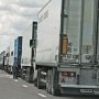 На въезде в Крым из Украины растут пробки из грузовых автомобилей