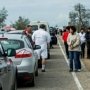 На переправе в Крым со стороны Кубани очередь из машин растянулась на семь километров