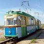 Единственный пляжный трамвай в Крыму встал