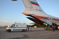 Спецборт МЧС России доставит больного ребенка из Симферополя в Санкт-Петербург
