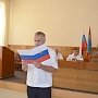Личный состав ОМВД по Черноморскому району приведен к Присяге сотрудников ОВД РФ
