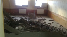 В Севастополе в школе во время родительского собрания обвалился потолок