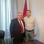 К.К. Тайсаев провел встречу с первым главой Луганской Народной Республики В.Д. Болотовым