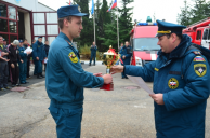 Севастопольские спасатели показали высокие результаты на соревновании по пожарно-прикладному спорту