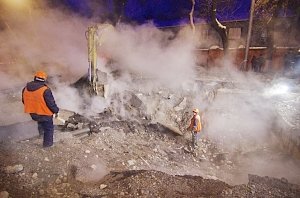 Ремонтники устранили аварию на теплотрассе в Керчи