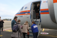 Ан — 148 МЧС России доставит троих тяжелобольных детей из Республики Крым в Москву и Санкт-Петербург