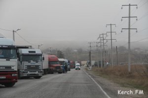 Переправа через Керченский пролив закрыта из-за тумана