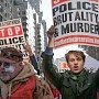 Массовая акция протеста против полицейского произвола проходит в Нью-Йорке
