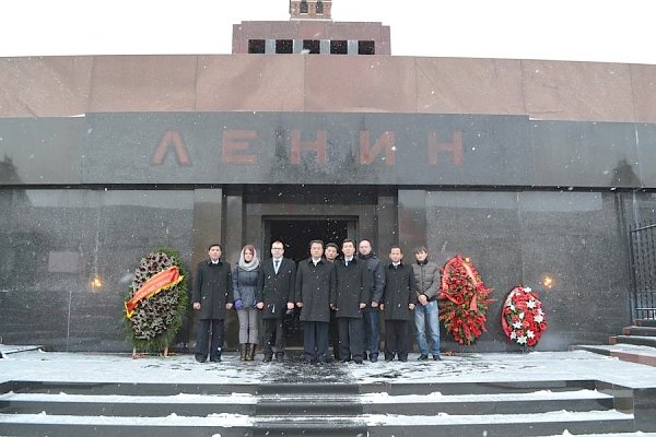 Делегация Кимирсеновского Социалистического Союза Молодежи по приглашению Ленинского Комсомола посетила Россию