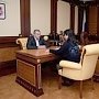 Встреча Сергея Аксёнова с главой администрации Симферопольского района Ириной Бойко