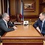 Встреча Сергея Аксёнова с главой администрации города Судак