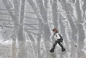 На Крым надвигается холодный фронт с дождями и снегом