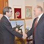 Г.А. Зюганов встретился с послом Франции в России Жаном-Марисом Рипером