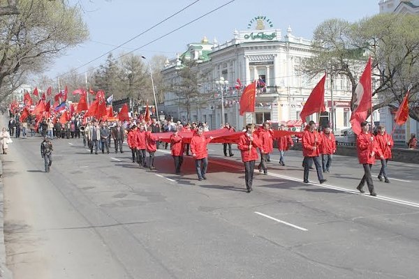 Омские коммунисты отметили День международной солидарности трудящихся