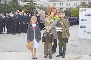 В Ялте встретили автопробег МВД по Республике Крым, посвященный Великой Победе!
