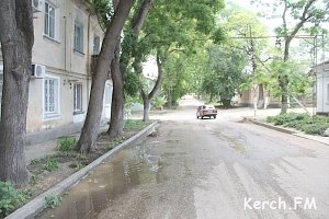 В Керчи порыв водовода на Крупской