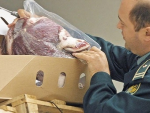 Россельхознадзор не пропустили в Крым мясную продукцию с Украины