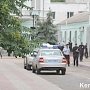 Возле полиции Керчи дежурили силовики