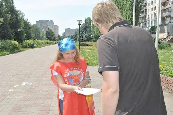 Нижегородское отделение ВЖС «Надежда России» провело анкетирование граждан