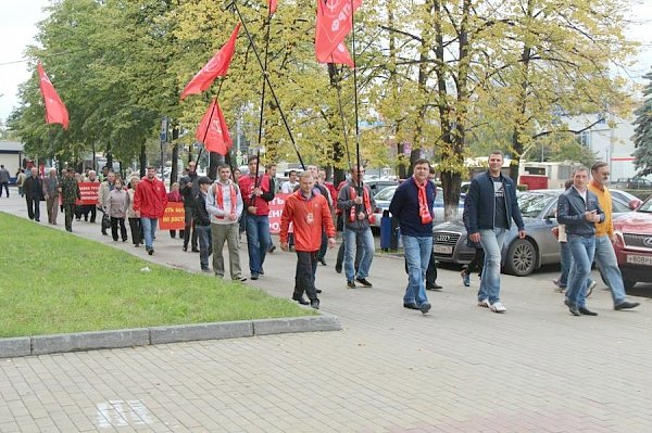 В Челябинске прошла демонстрация против социально-экономического курса Правительства РФ