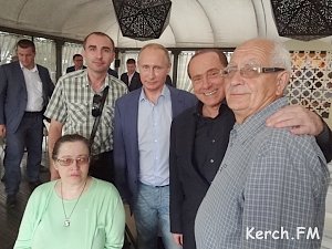Путин встретился с итальянцами Керчи в Ялте