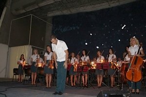 Концертом в Евпатории завершились гастроли показательного оркестра МЧС России