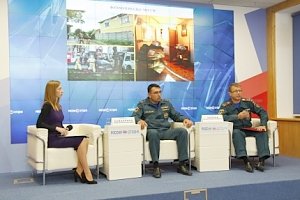 Пресс-конференция крымских спасателей в МИА «Россия сегодня»