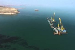 Опубликовано новое видео строительства Керченского моста
